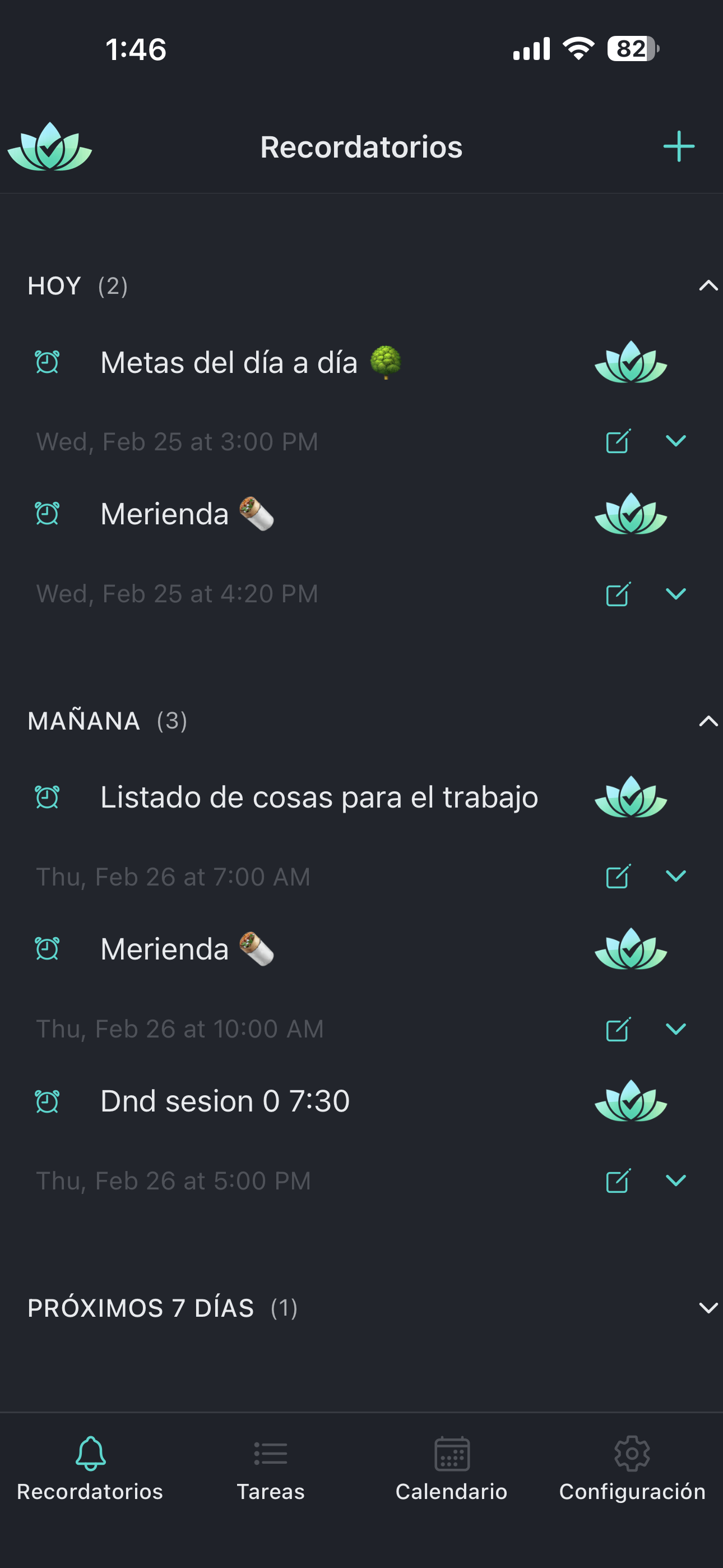 CalmAgenda screenshot